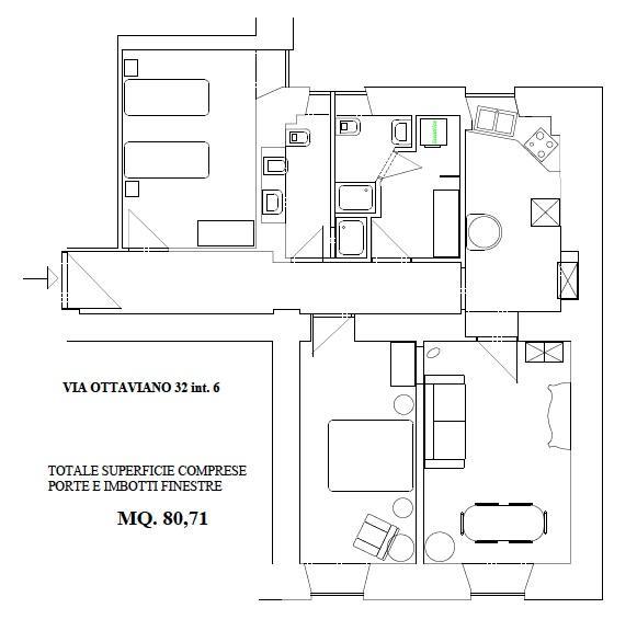 Domus Ottavia In Roma Leilighet Eksteriør bilde